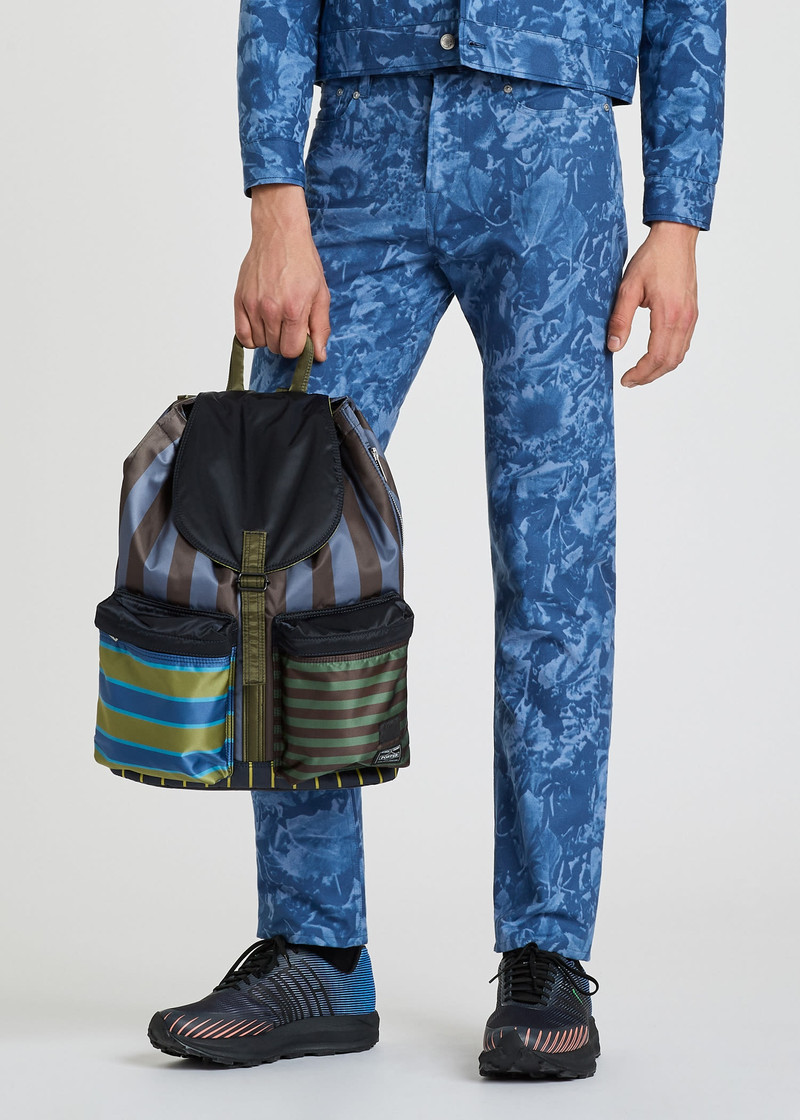 Mixed Stripe Backpack 7