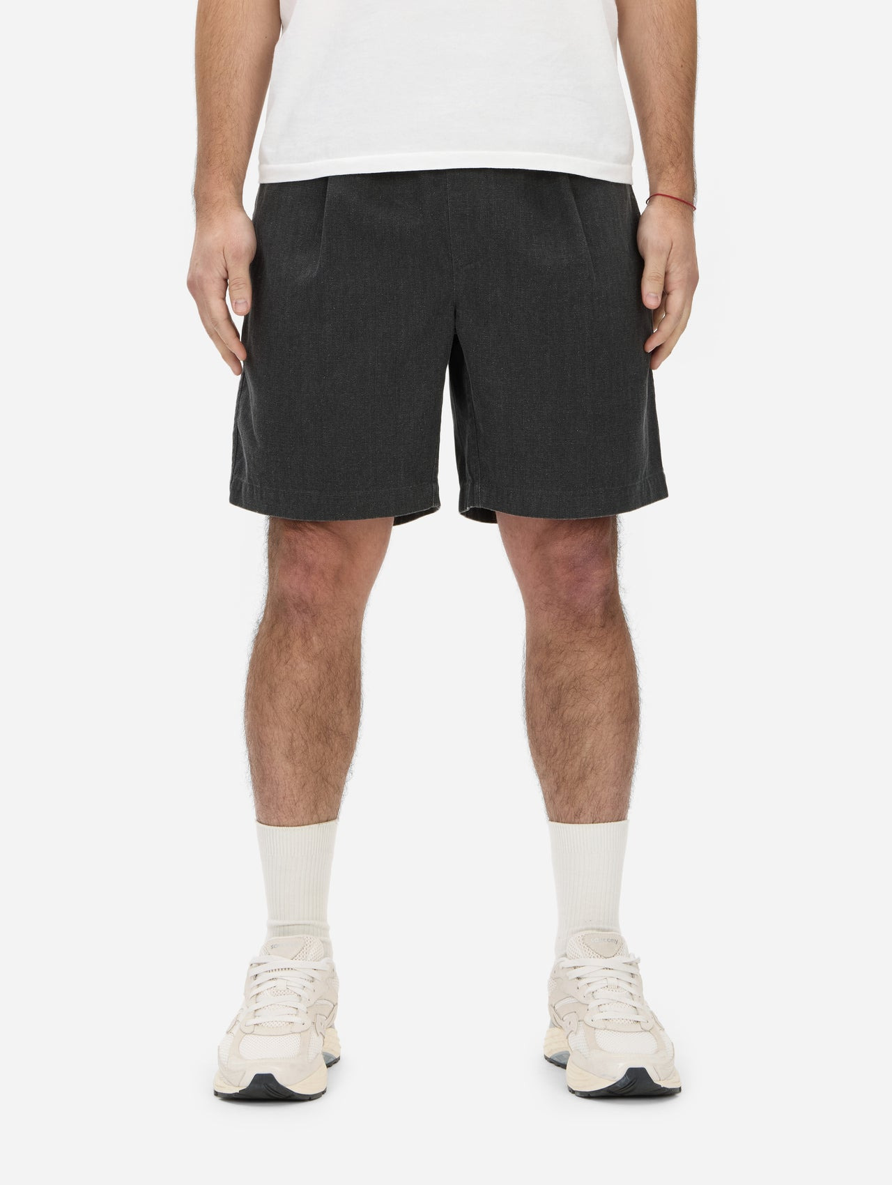 Drawstring Short - Charcoal HBT - 3