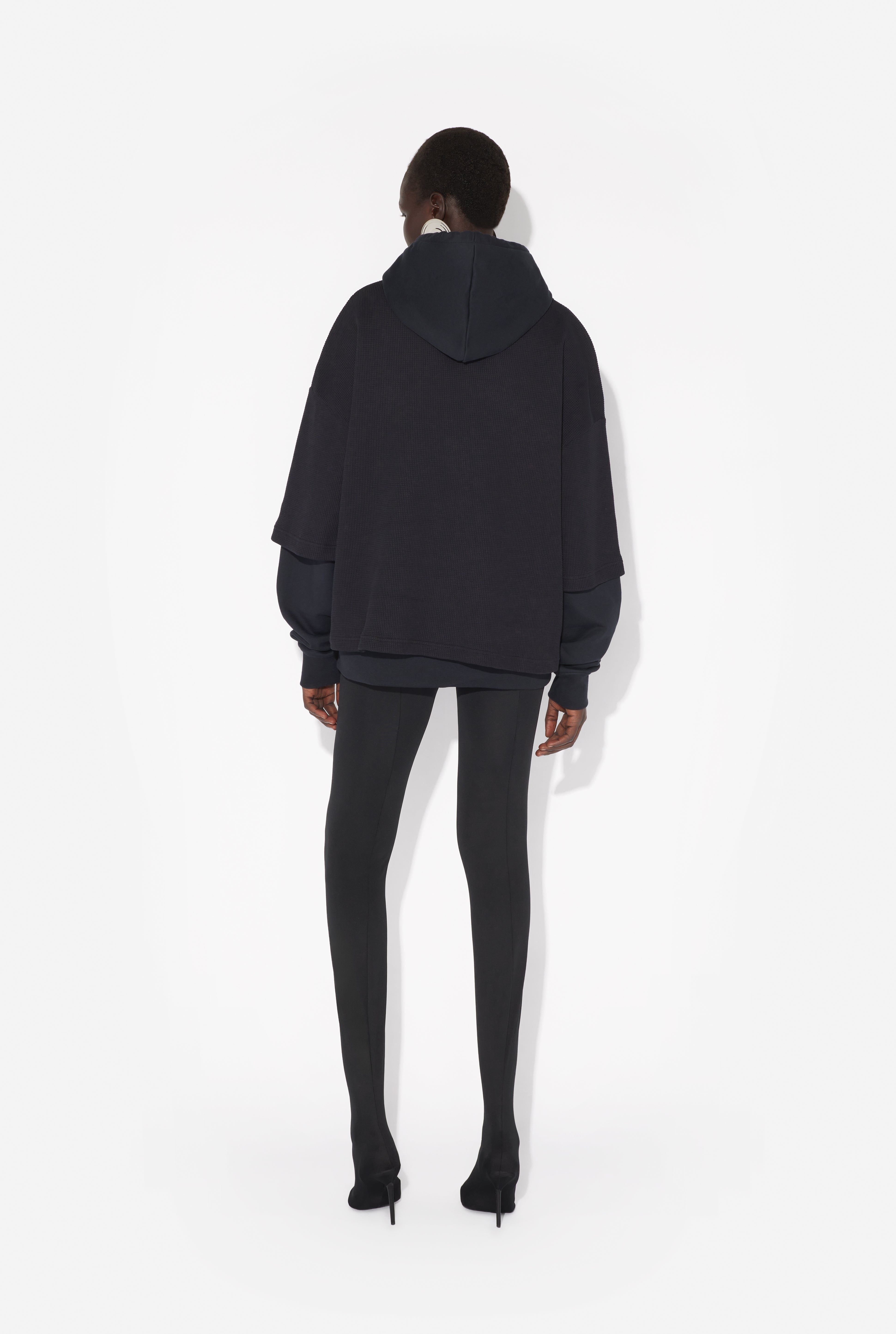 THE OVERSIZED BLACK JPG SWEATSHIRT - 2