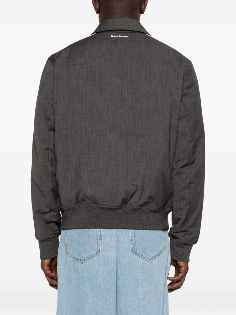 stripe-detail bomber jacket 4
