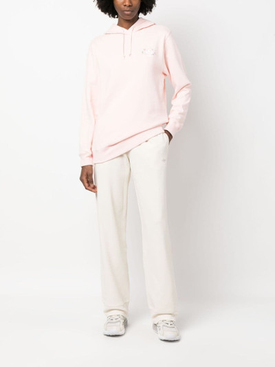 adidas logo-print cotton hoodie outlook