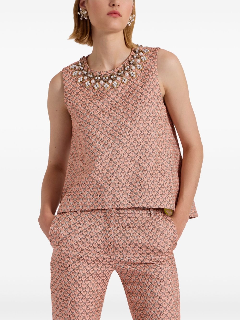 La Scala embroidered top - 2