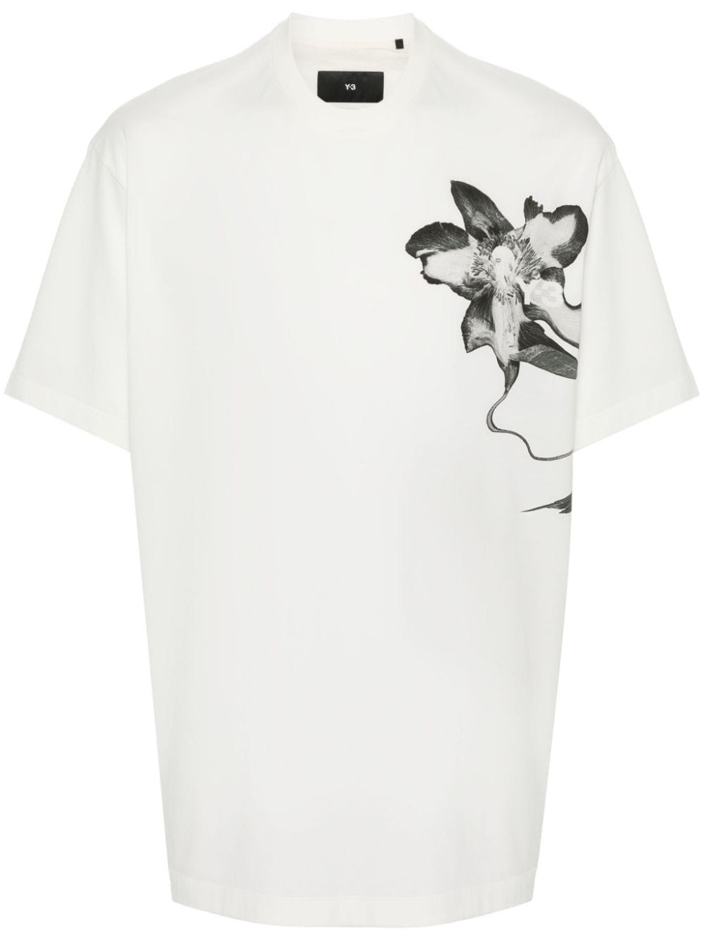 x Adidas floral-print T-shirt - 1