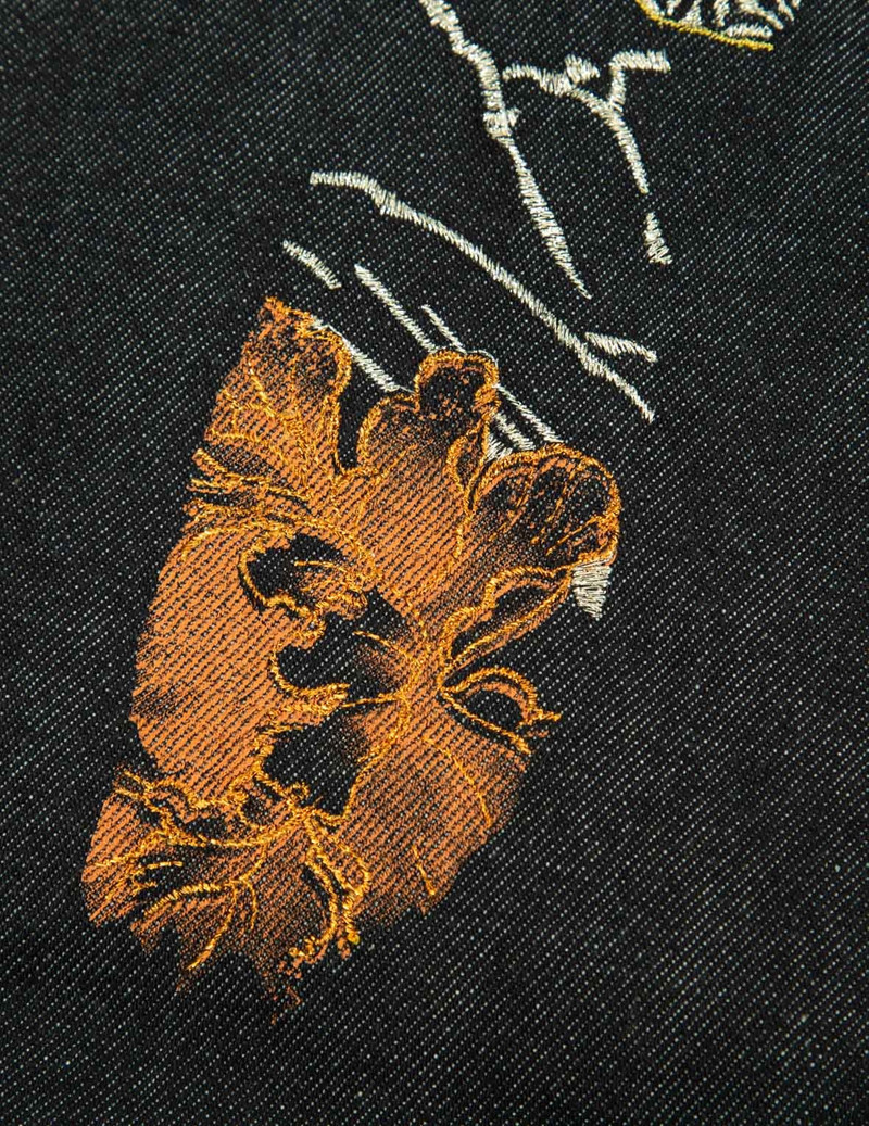 KOMAINU AND JAPANESE-PATTERN DAICOCK CARROT FIT JEANS #2017 14