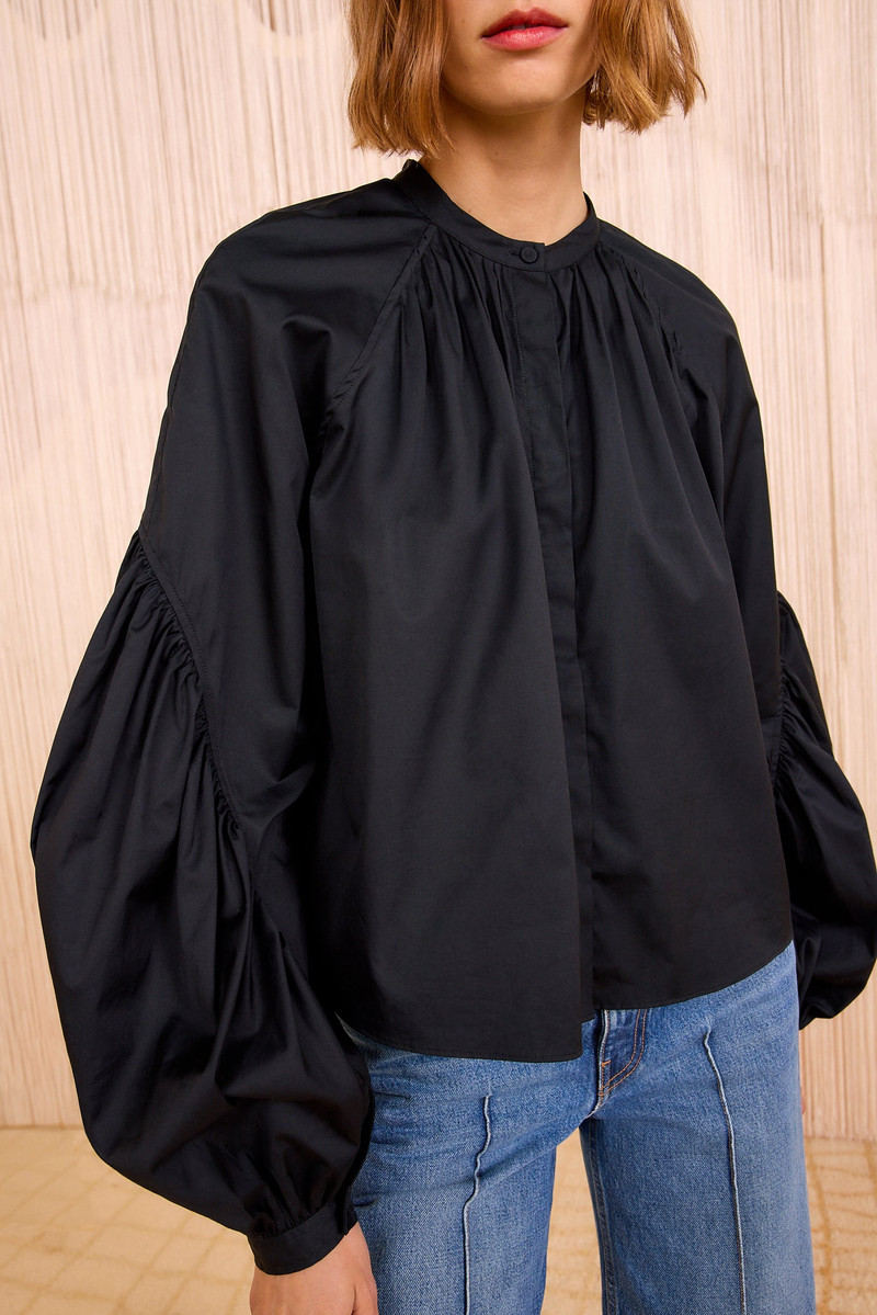 ULLA JOHNSON Rowena Long Sleeve Blouse outlook