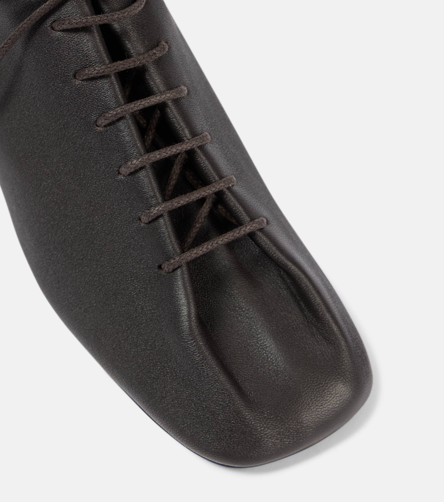 Souris leather Derby shoes - 5