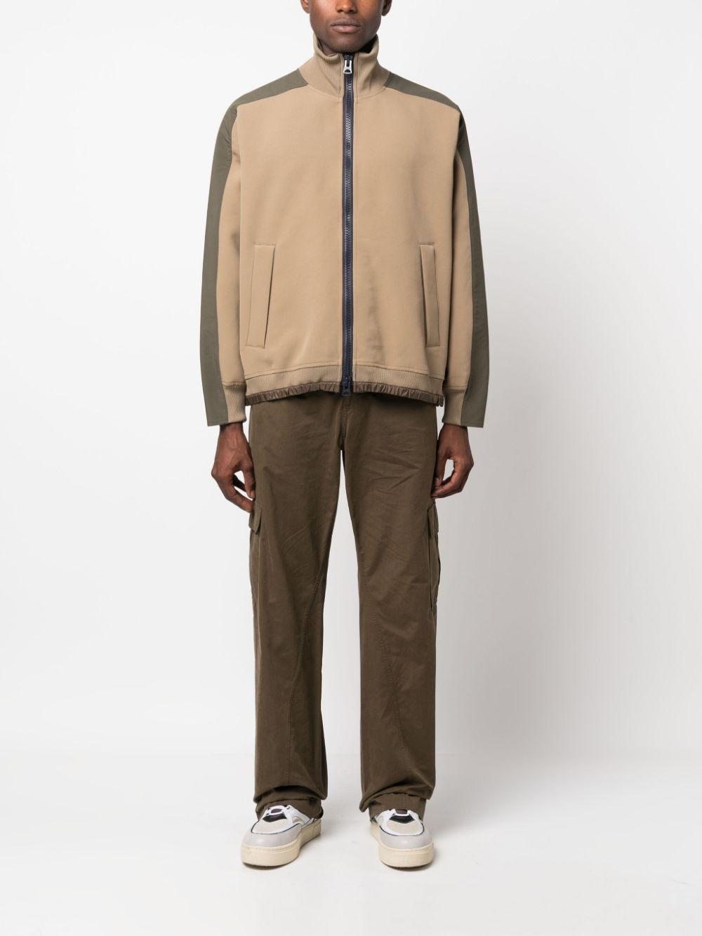 high-neck zip-up jacket - 2