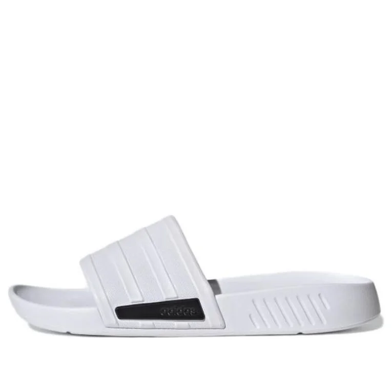 adidas Racer Tr Slides Cozy Wear-Resistant White Unisex Slippers GZ1177 - 1