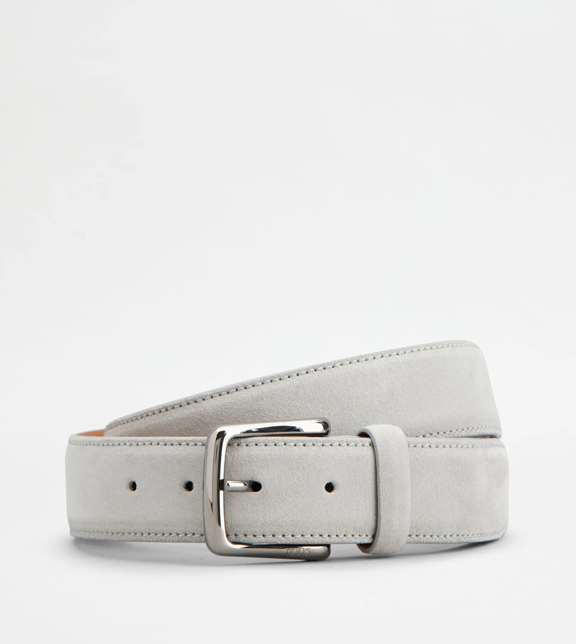 BELT IN SUEDE - GREY - 1
