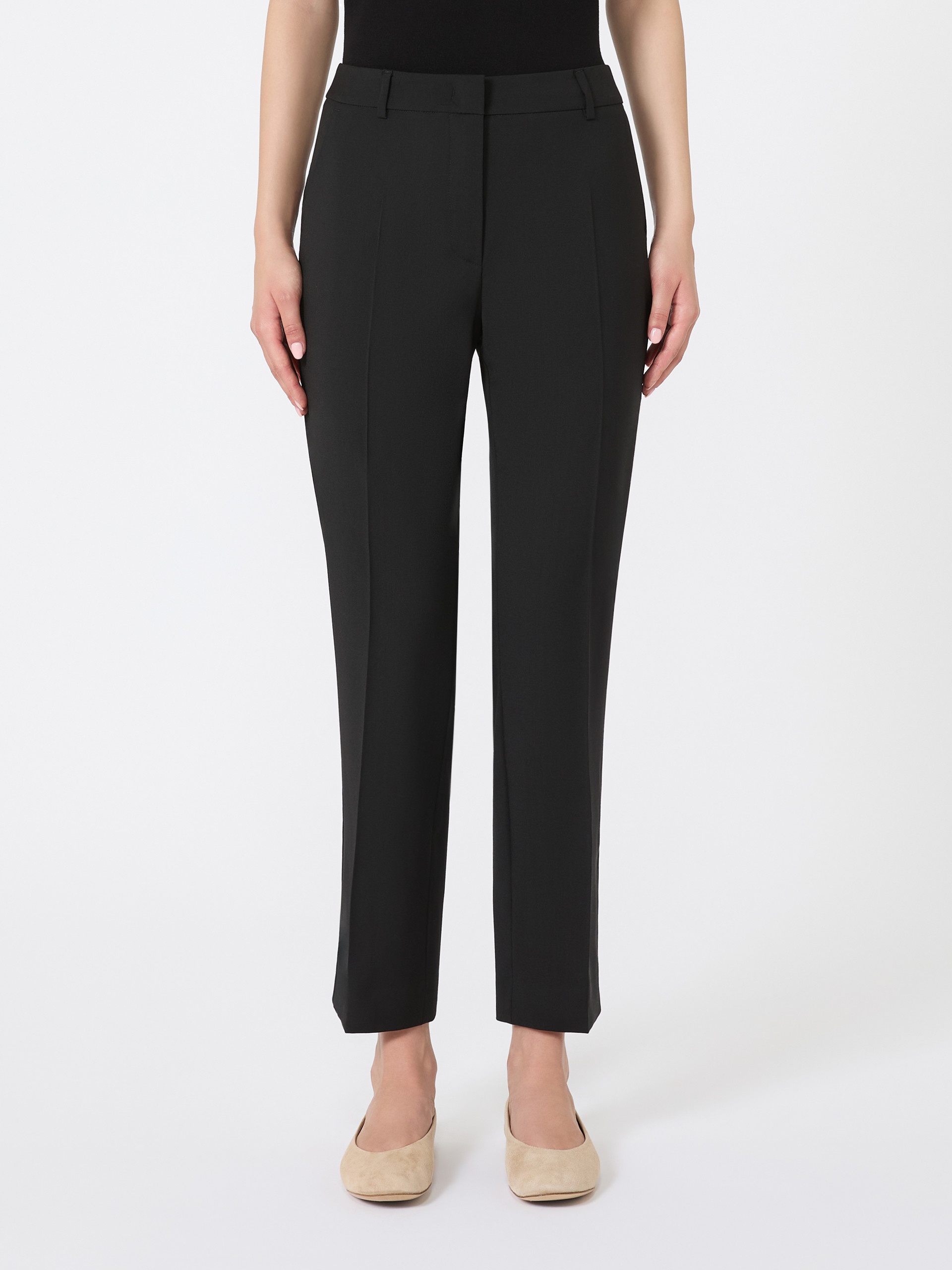 CANON Woollen cloth cigarette trousers - 3