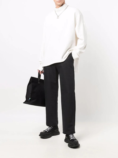 Ambush mock-neck cotton sweatshirt outlook