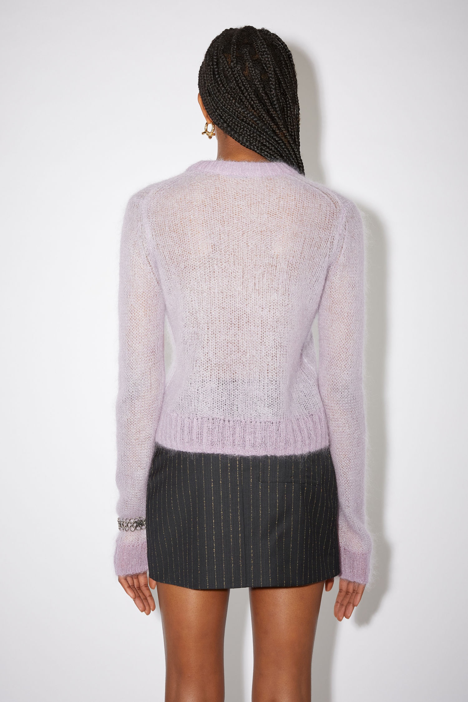 Crew neck sweater - Lilac purple - 3