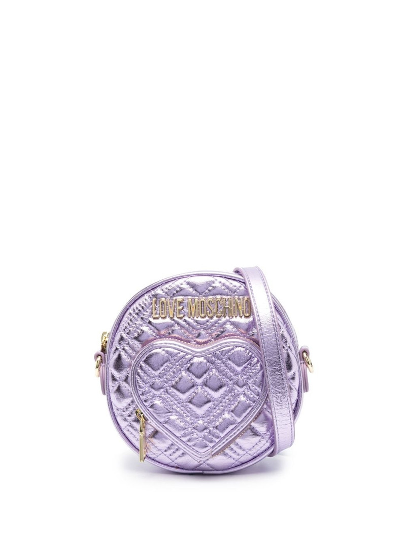 quilted round-shape mini cross-body bag 1
