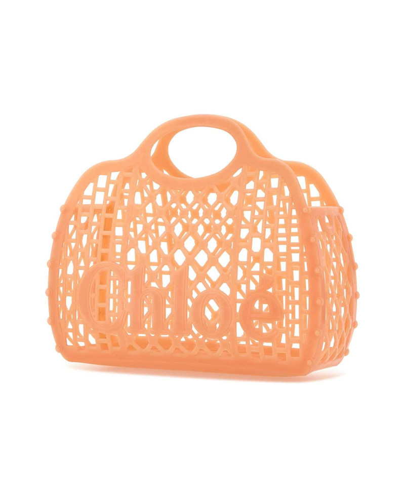 Chloé Orange Rubber Chloã© Cage Handbag outlook