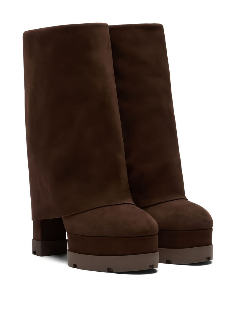 CASADEI fold-over platform boots outlook