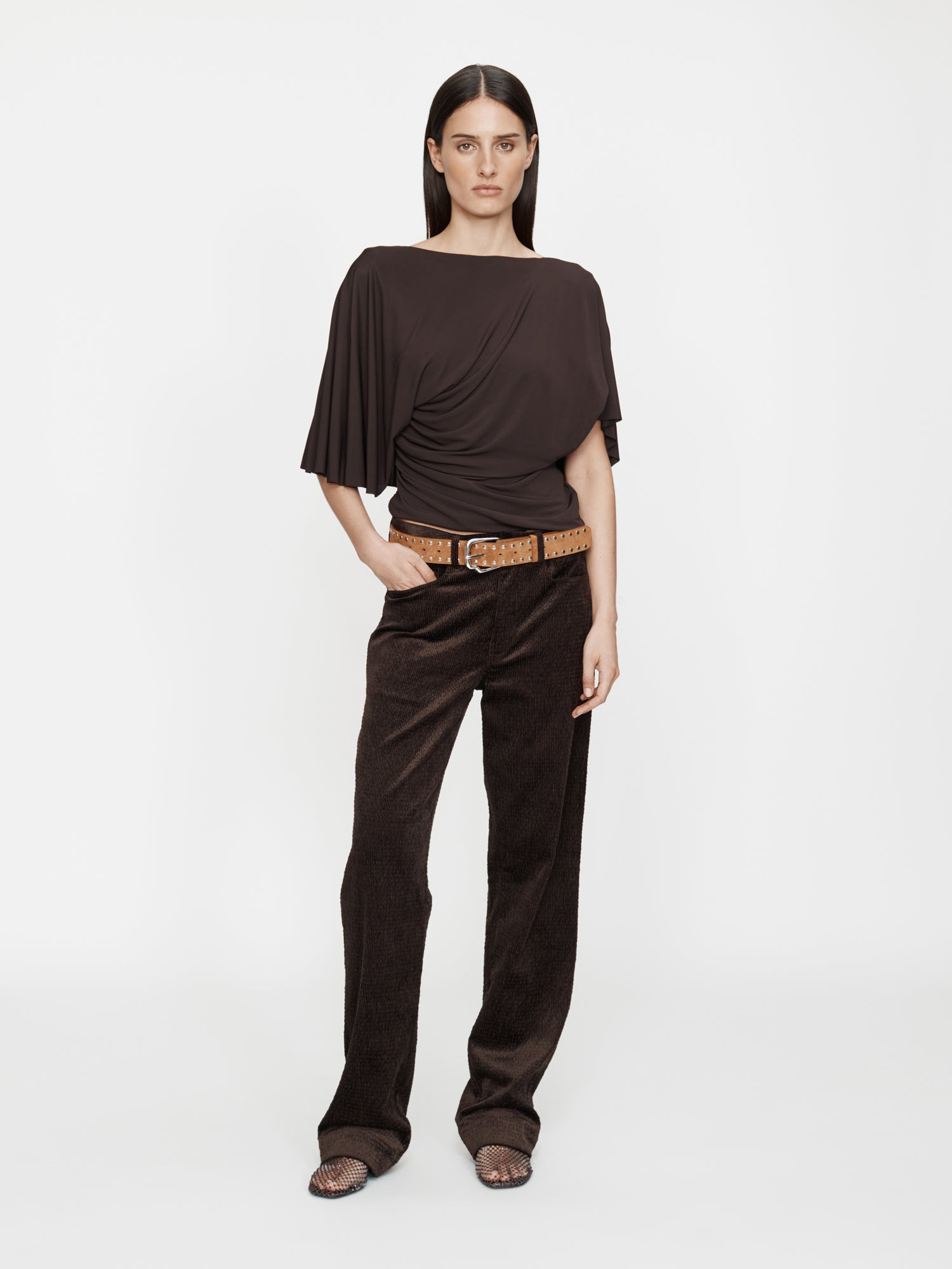 Fluted Jersey Top - 4