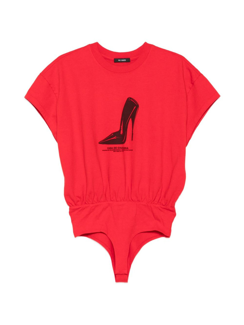logo-print T-shirt 1