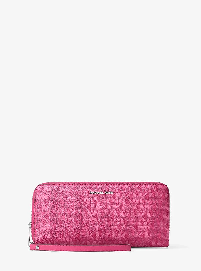 Large Logo Continental Wallet - 1