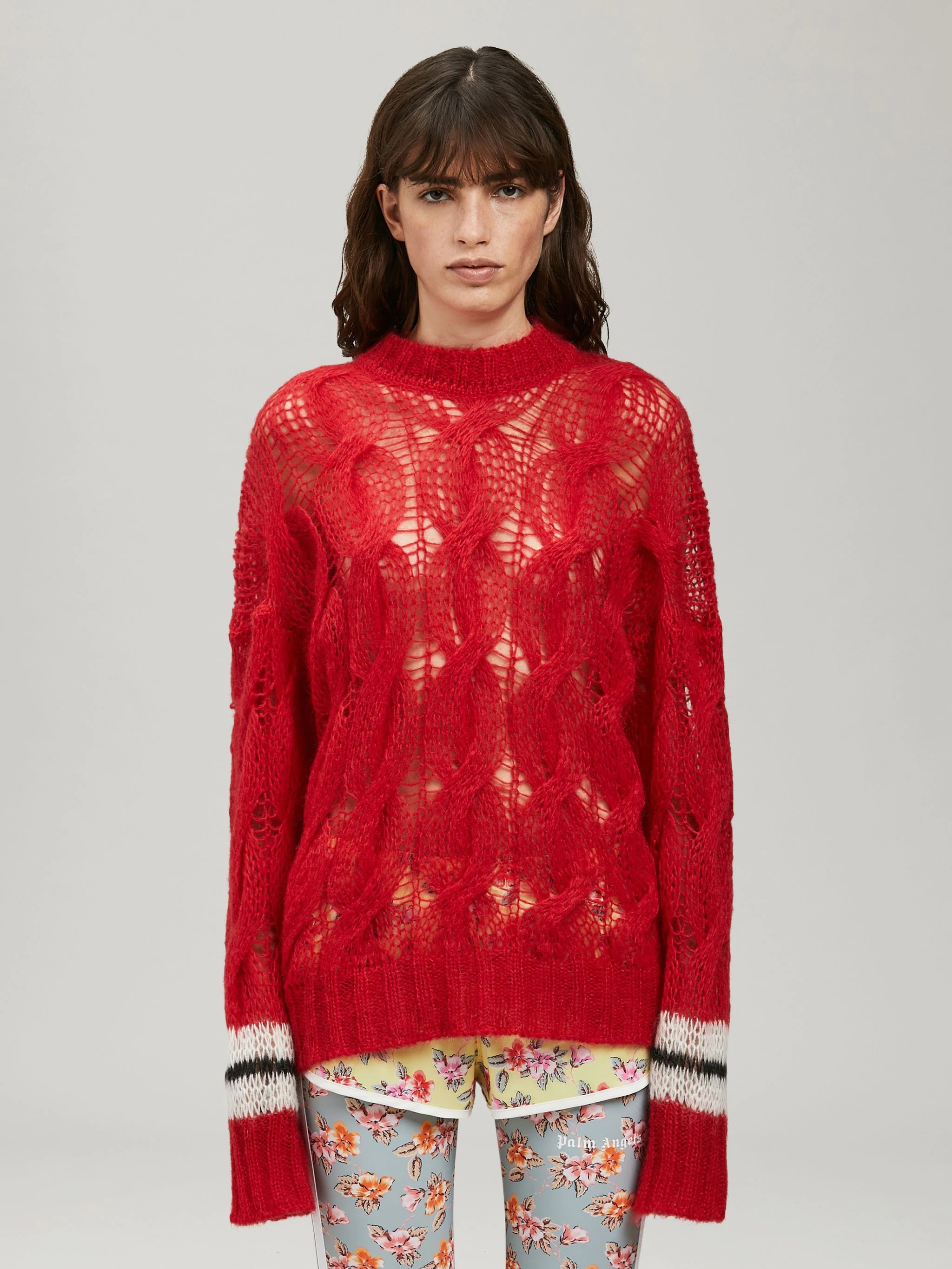 TRACK MOHAIR SWEATER - 3