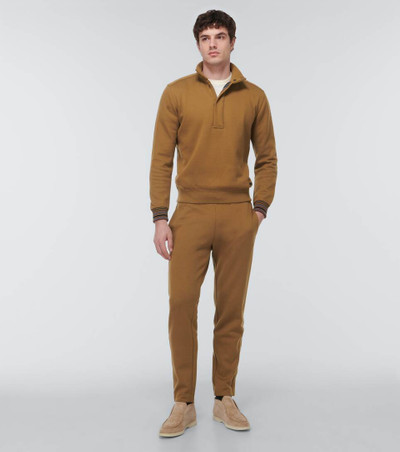 Loro Piana Whitney cotton, silk, and cashmere pants outlook
