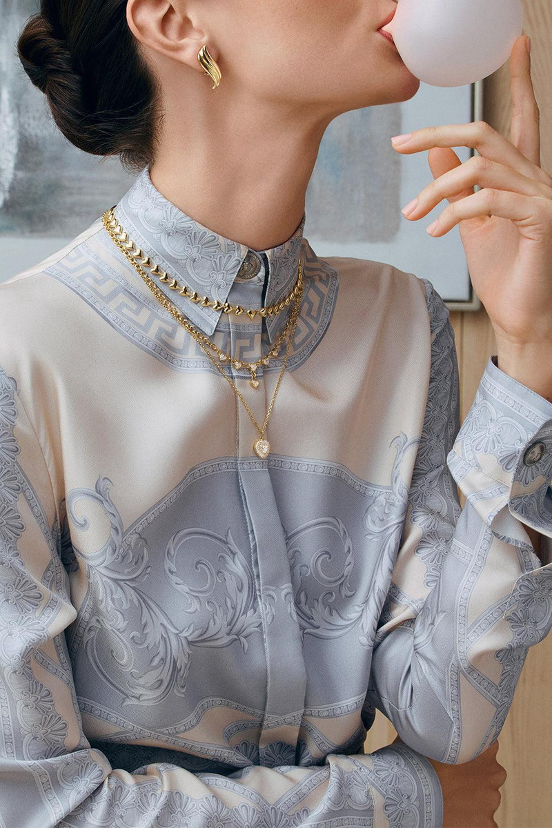 VERSACE La Coupe des Dieux Shirt Dress outlook