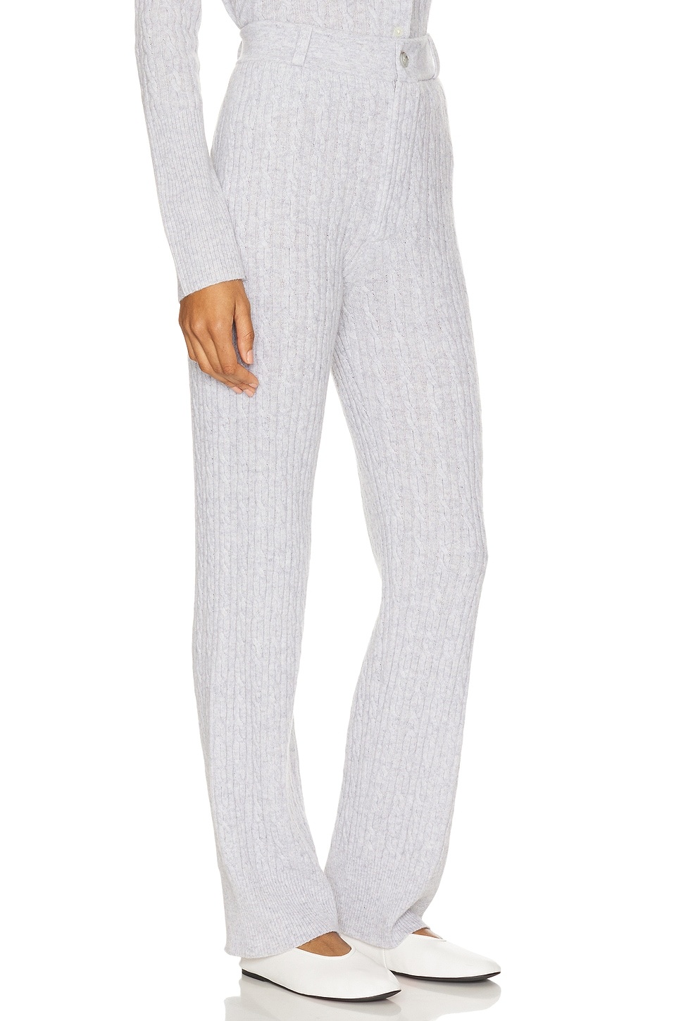 Cable Cashmere Trouser - 2