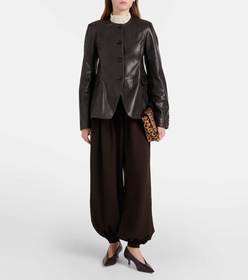 ROTATE Jersey wide-leg pants outlook