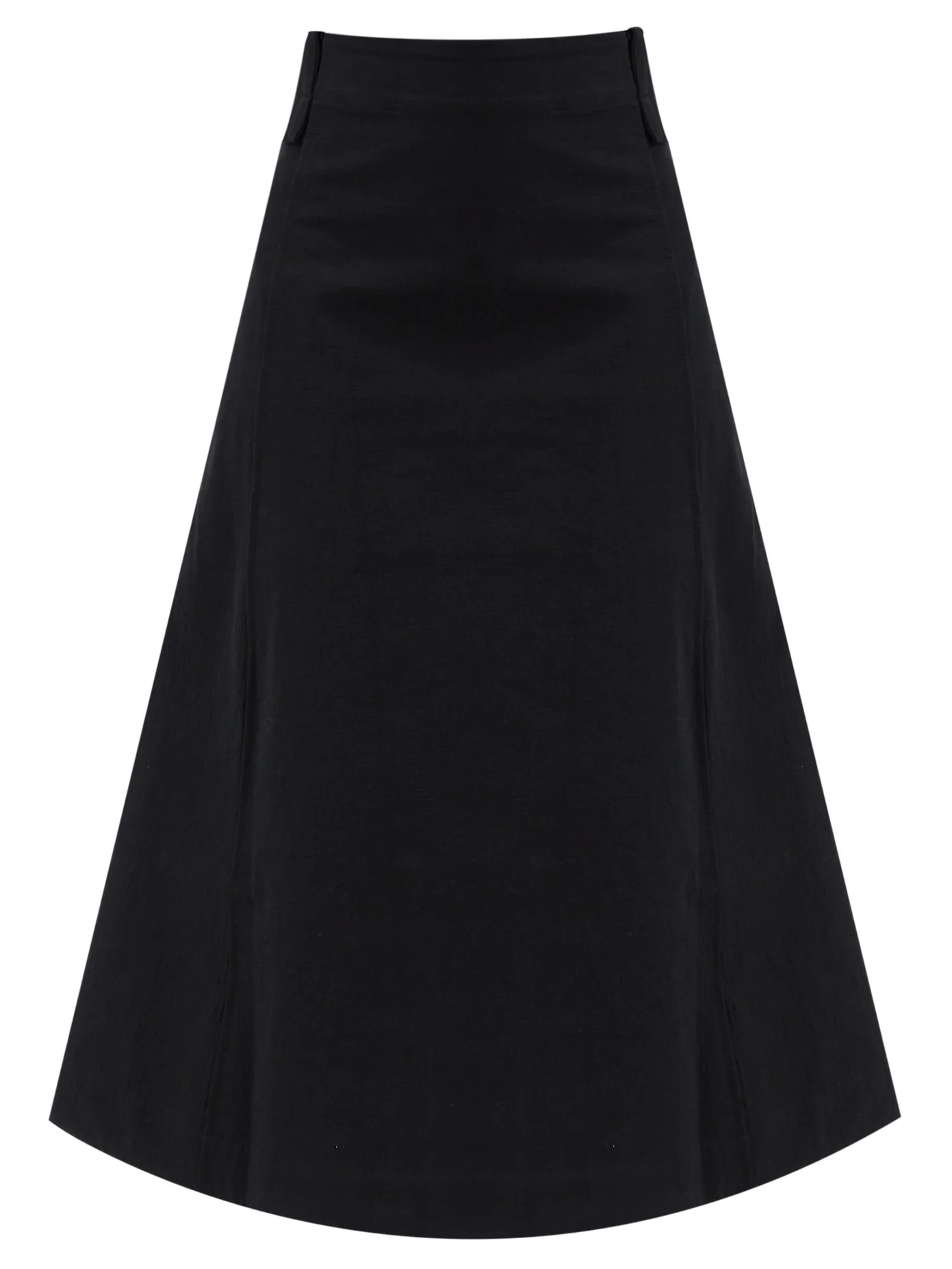 The Conductor cotton-canvas midi skirt - 1