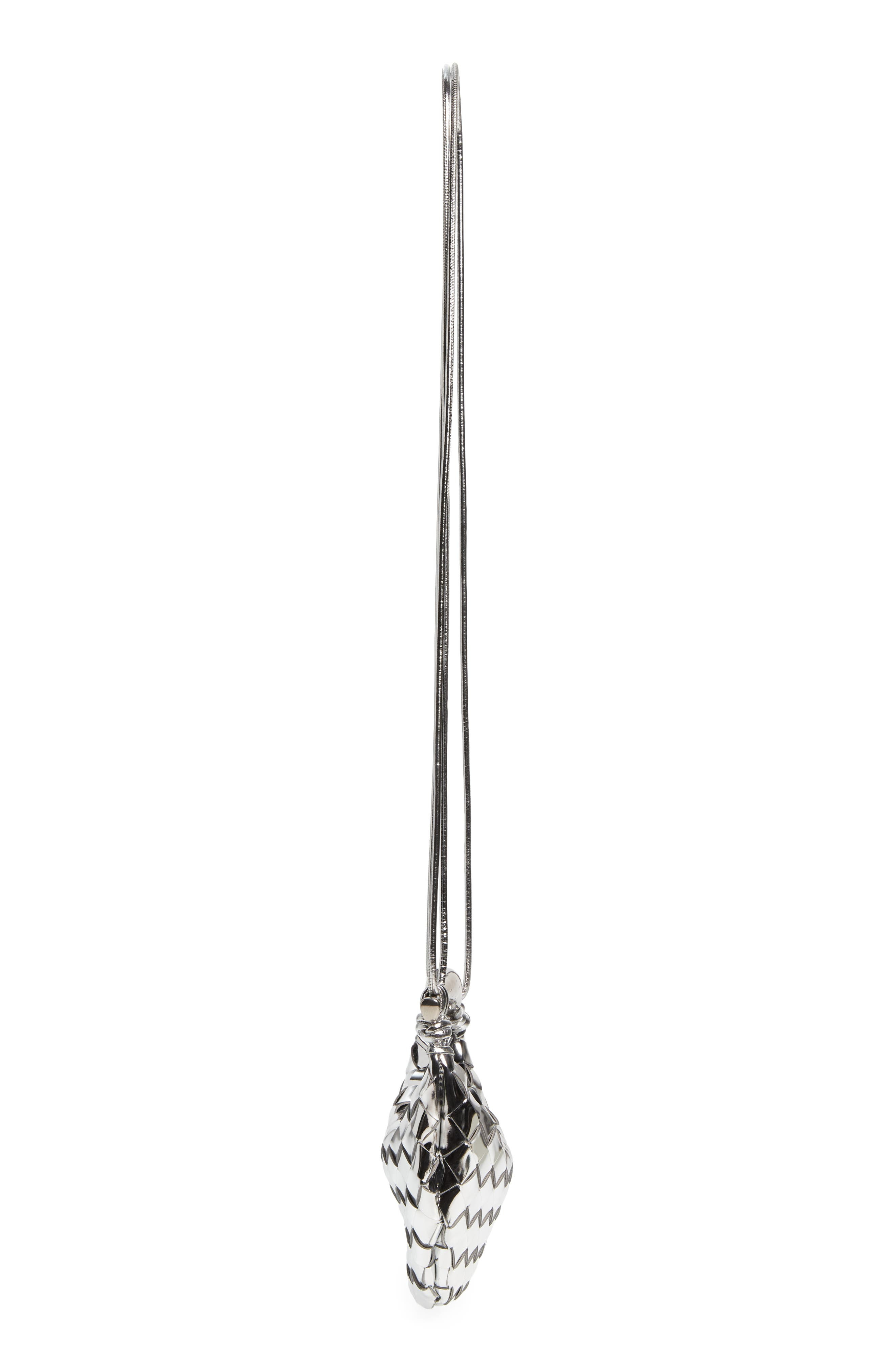 Bottega Veneta Mini Sardine Intrecciato Crossbody Bag in Silver/Vintage at Nordstrom - 6