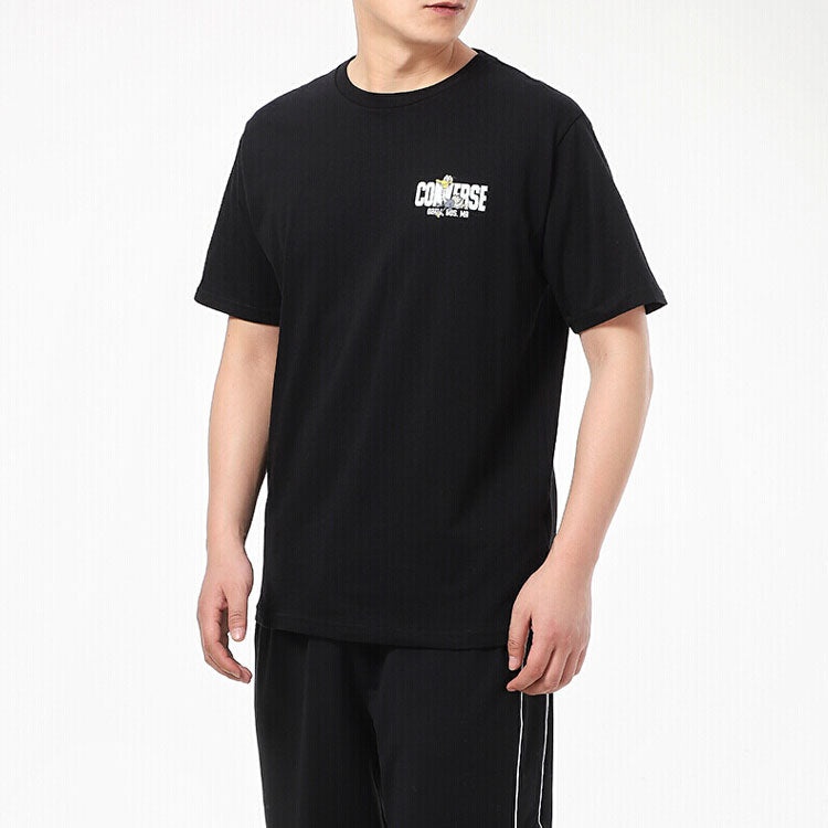 Converse Keep Moving Short Sleeve T-Shirt 'Black' 10021124-A01 - 5