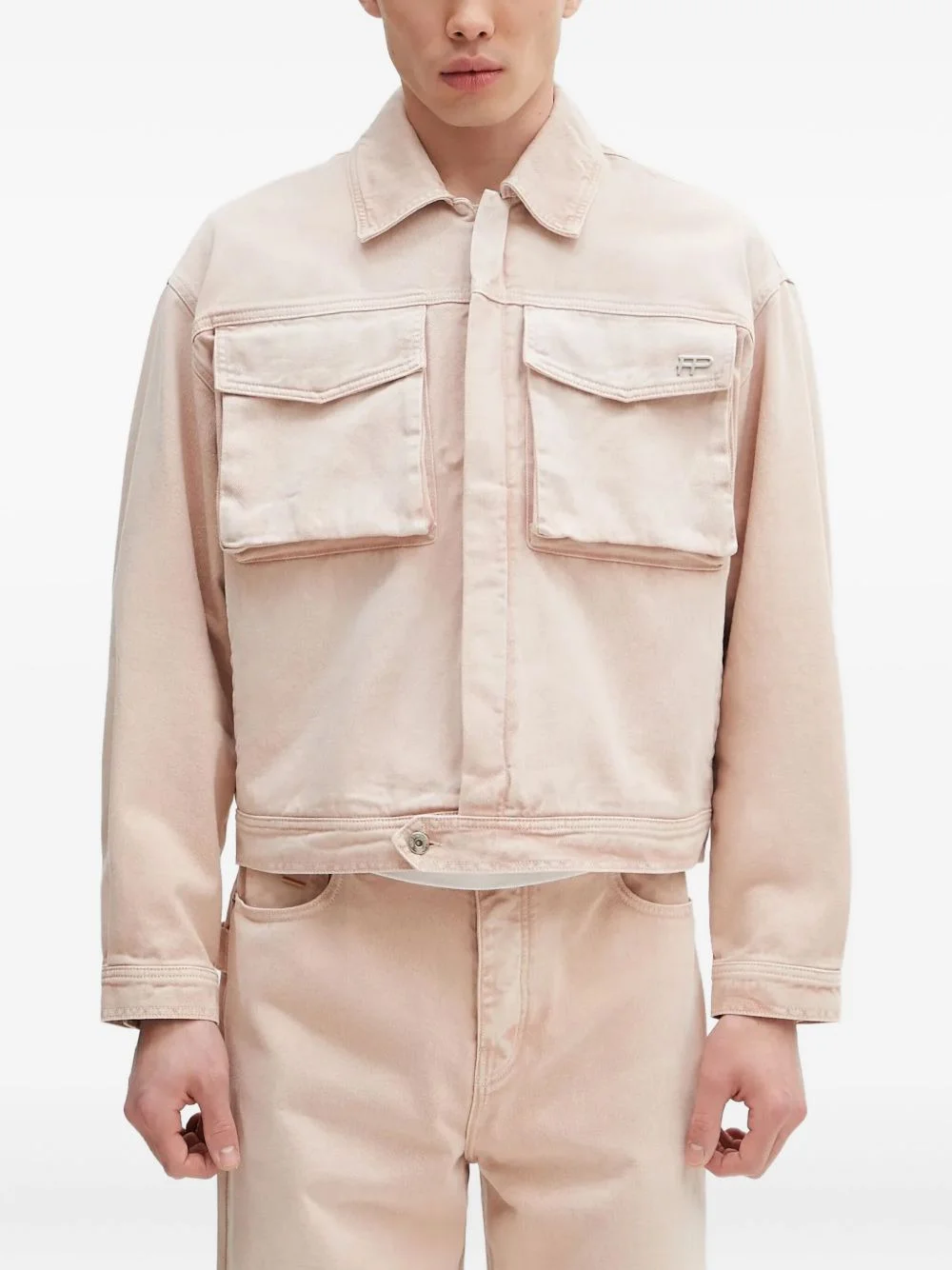 Rose Dawn flap-pocket shirt jacket - 1