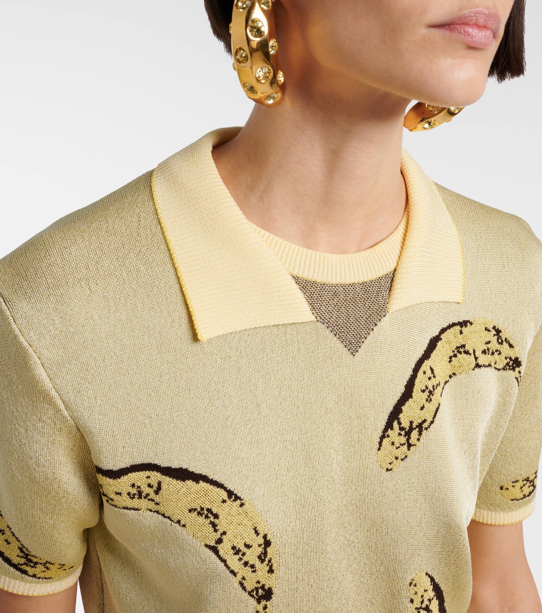 Marino jacquard polo shirt - 5
