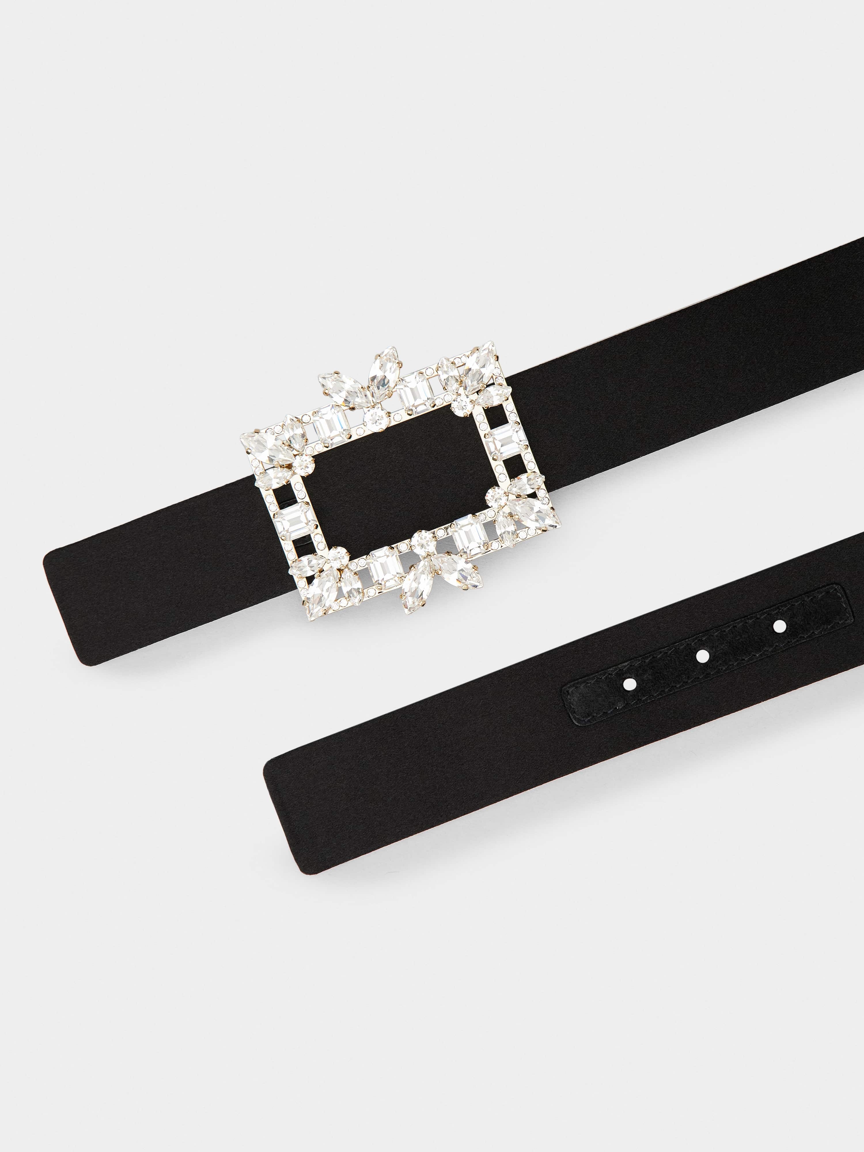 Broche Vivier Buckle Belt in Satin - 2