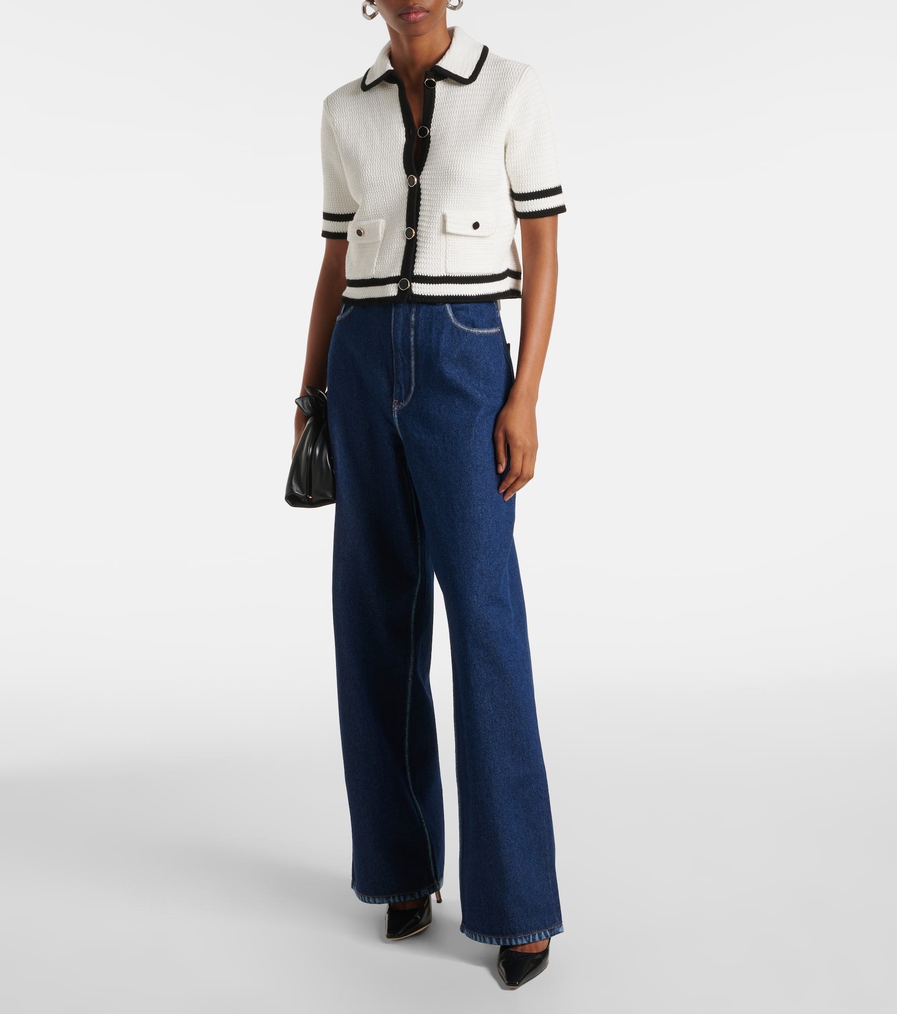High-rise wide-leg jeans - 2