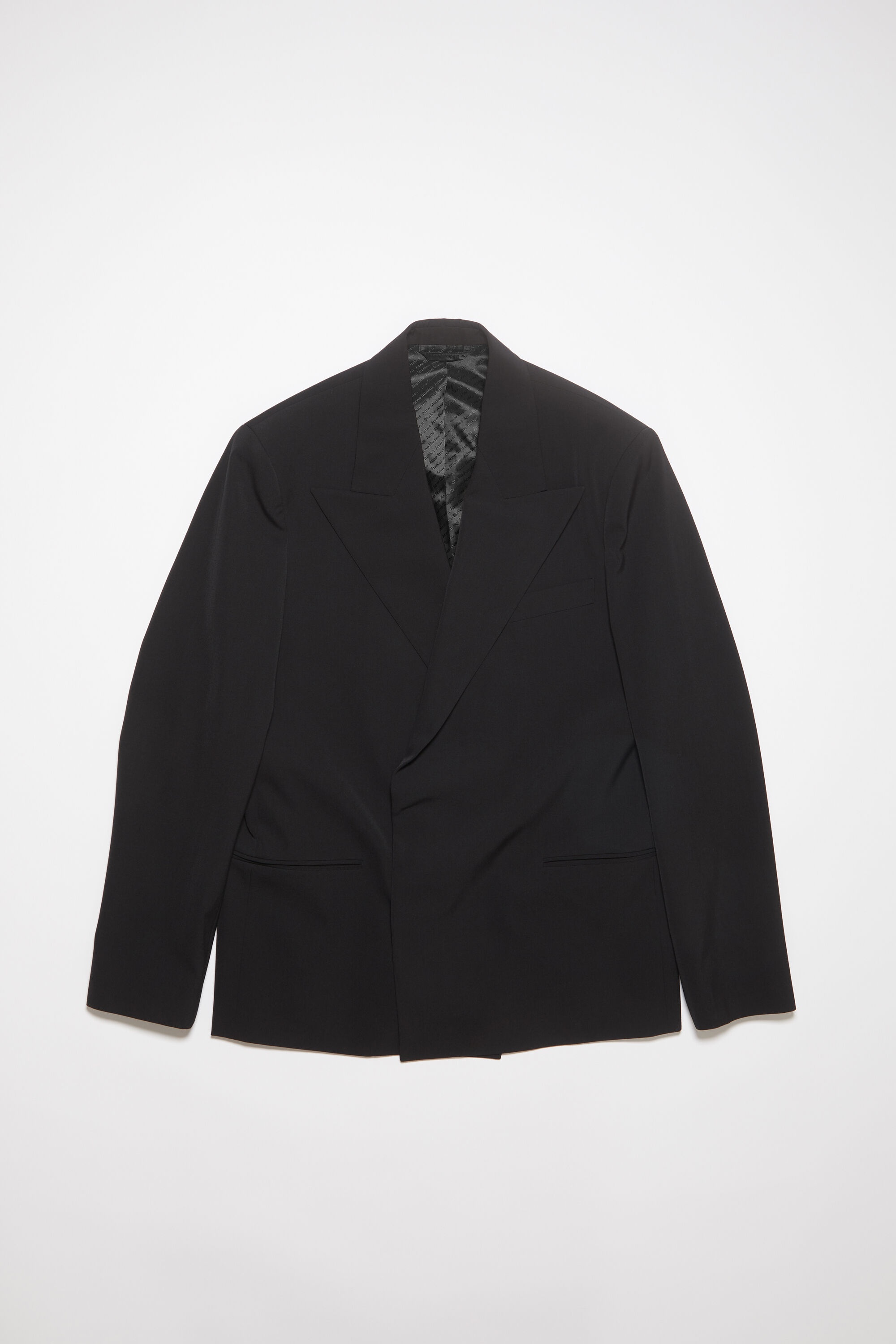 Regular fit suit jacket - Black - 7