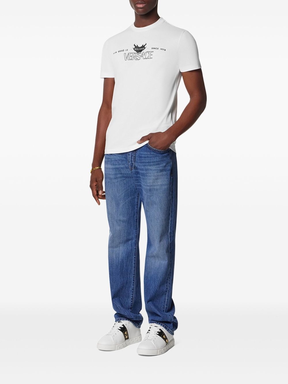 logo-print T-shirt - 2