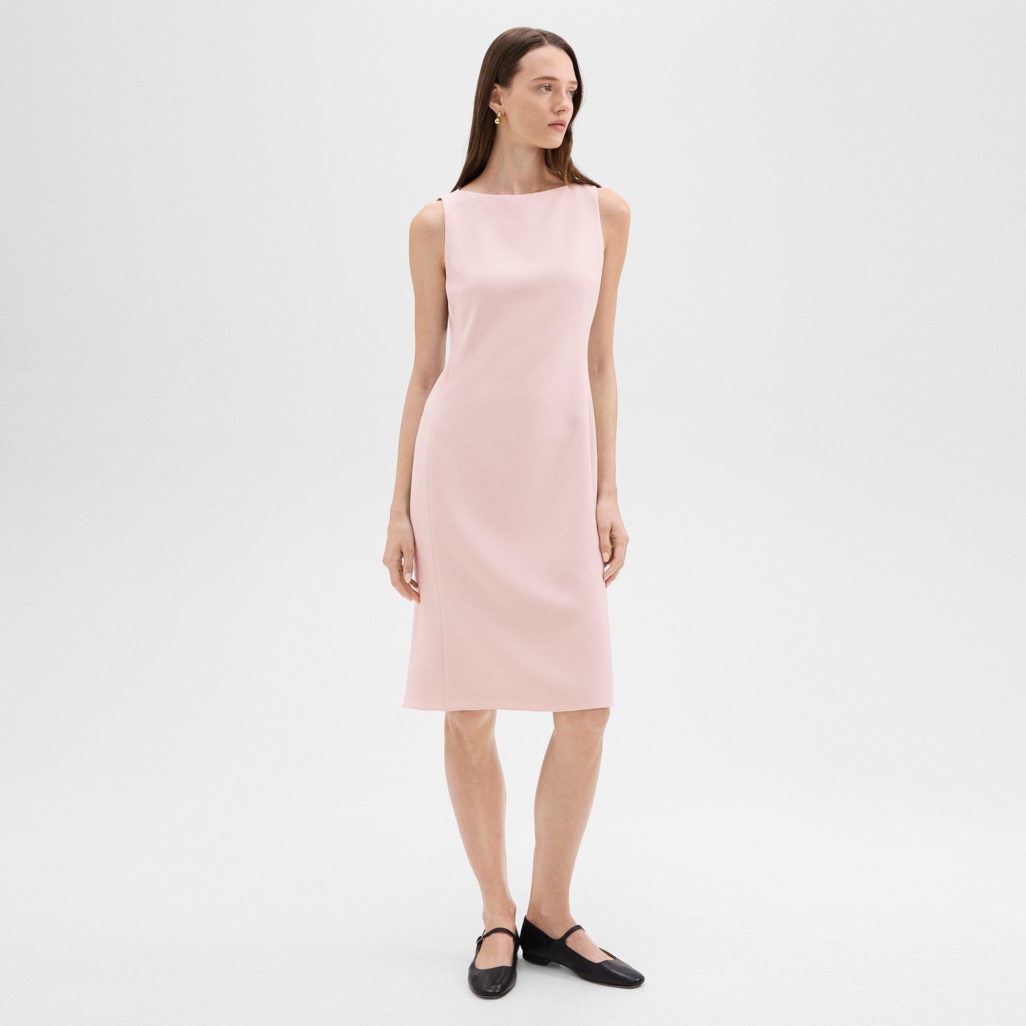 Flared Dress in Admiral Crepe - 3