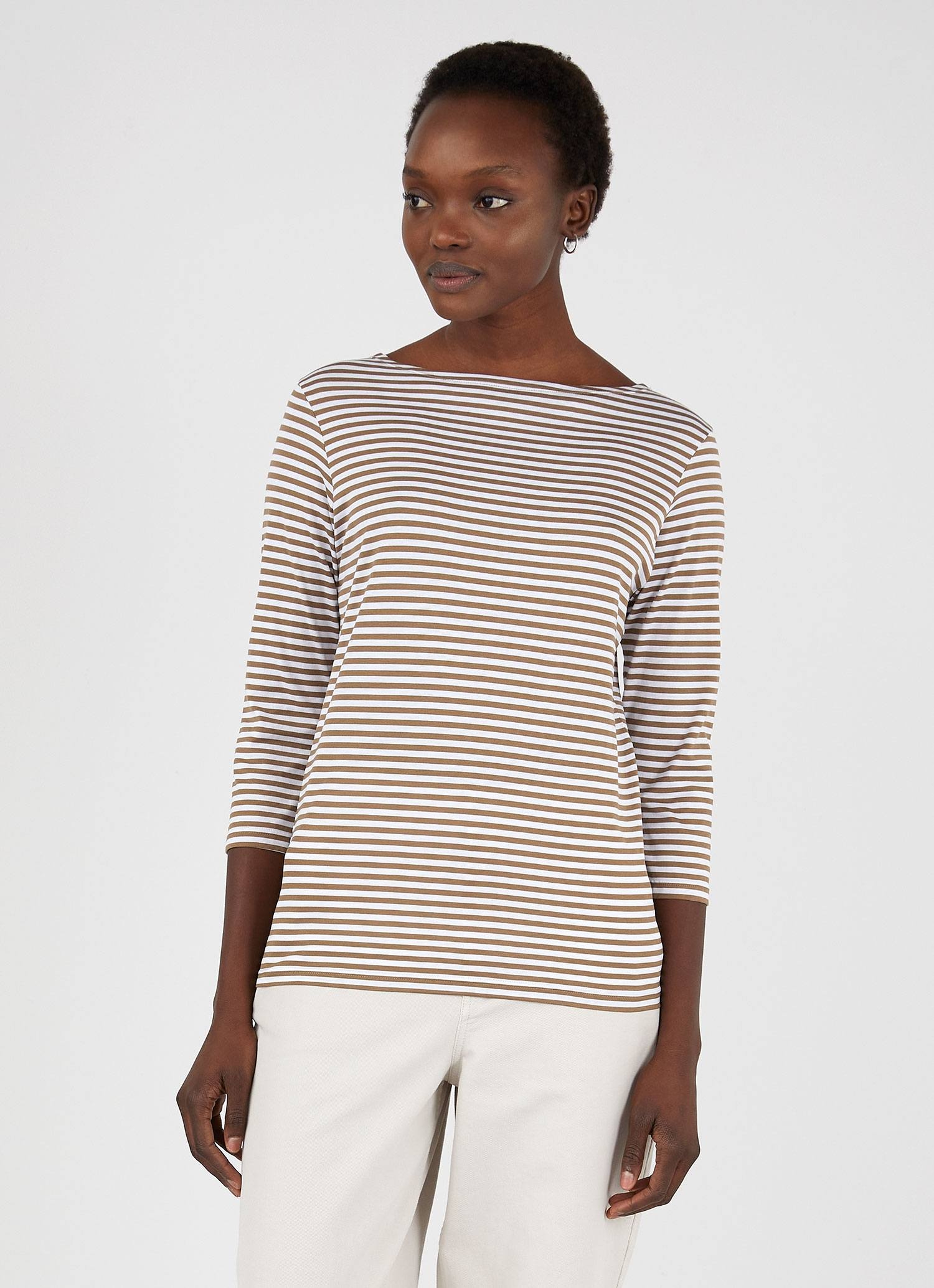Boat Neck T‑shirt - 1