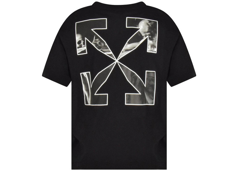 Off-White OFF-WHITE Caravaggio Saint Jerome Writing Arrows Oversized T-Shirt Black outlook