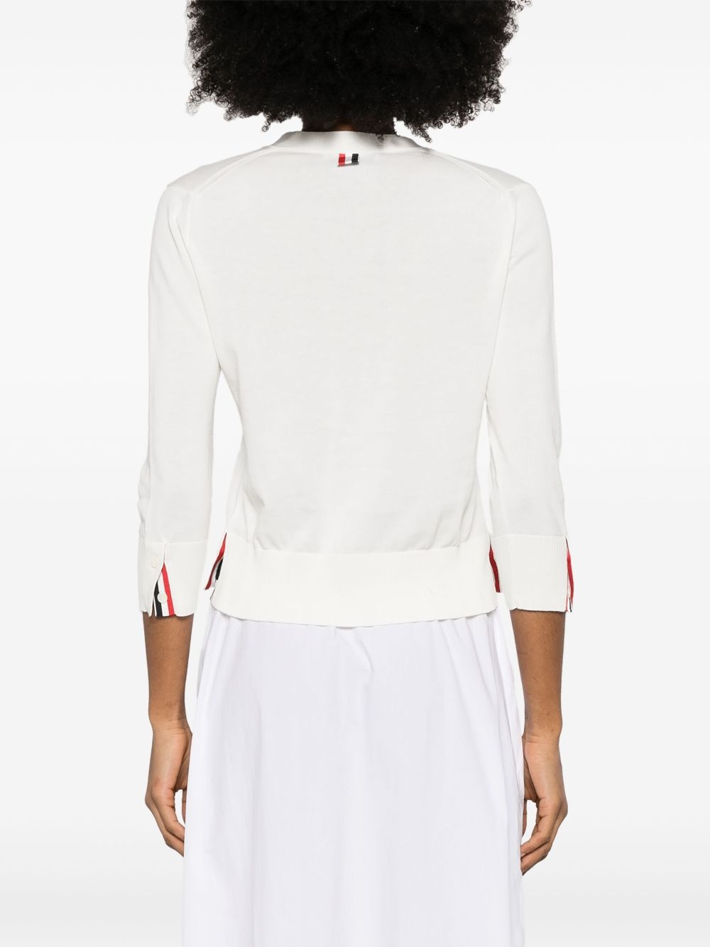 4 Bar Stripes jersey cardigan - 4