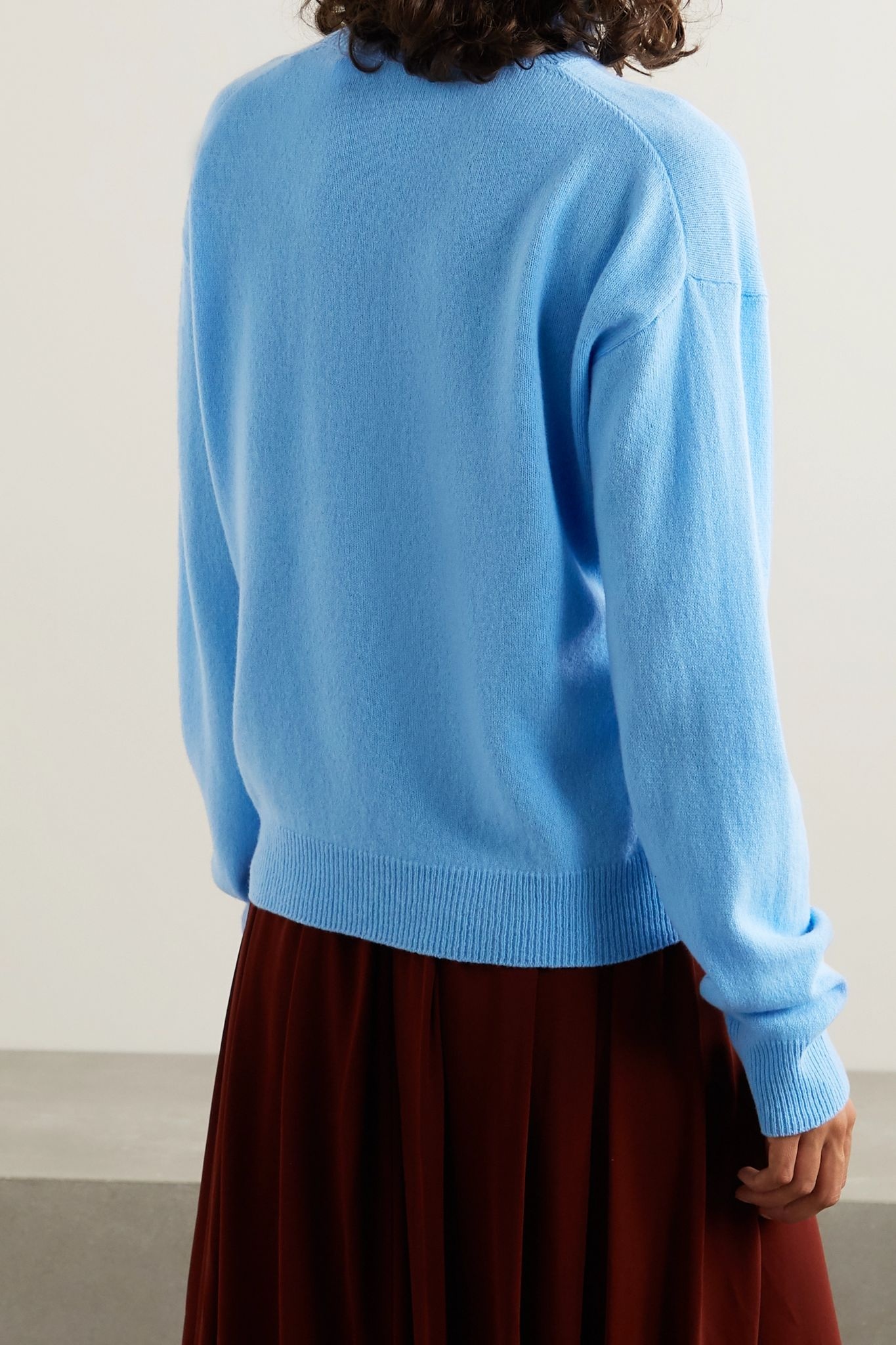 +1 JW Anderson intarsia wool and cashmere-blend turtleneck sweater - 3