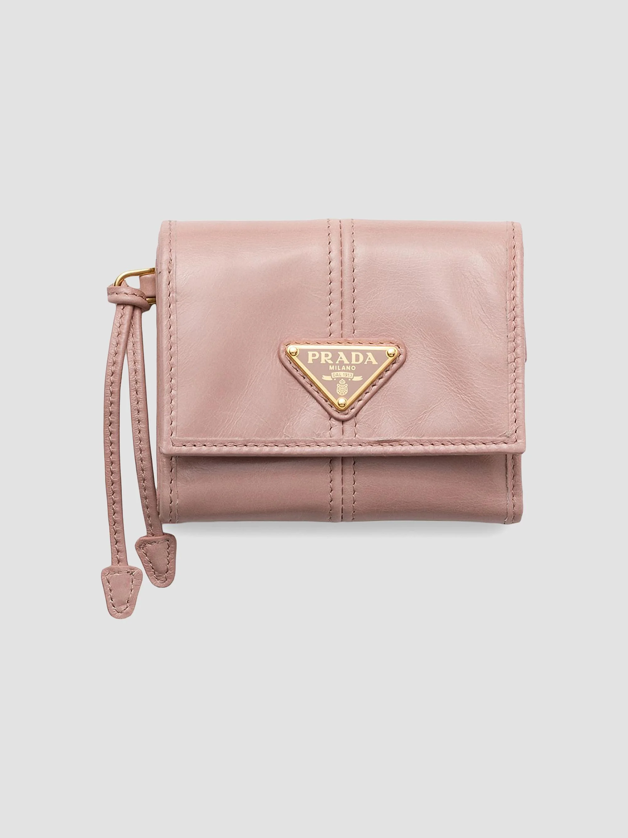 Women's Small Leather Wallet - Pink - 1