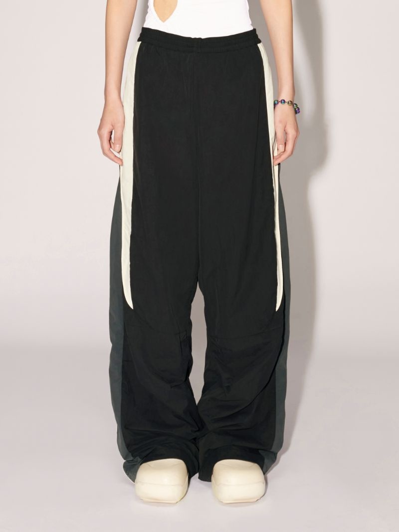 Wide Nylon Pants - 5