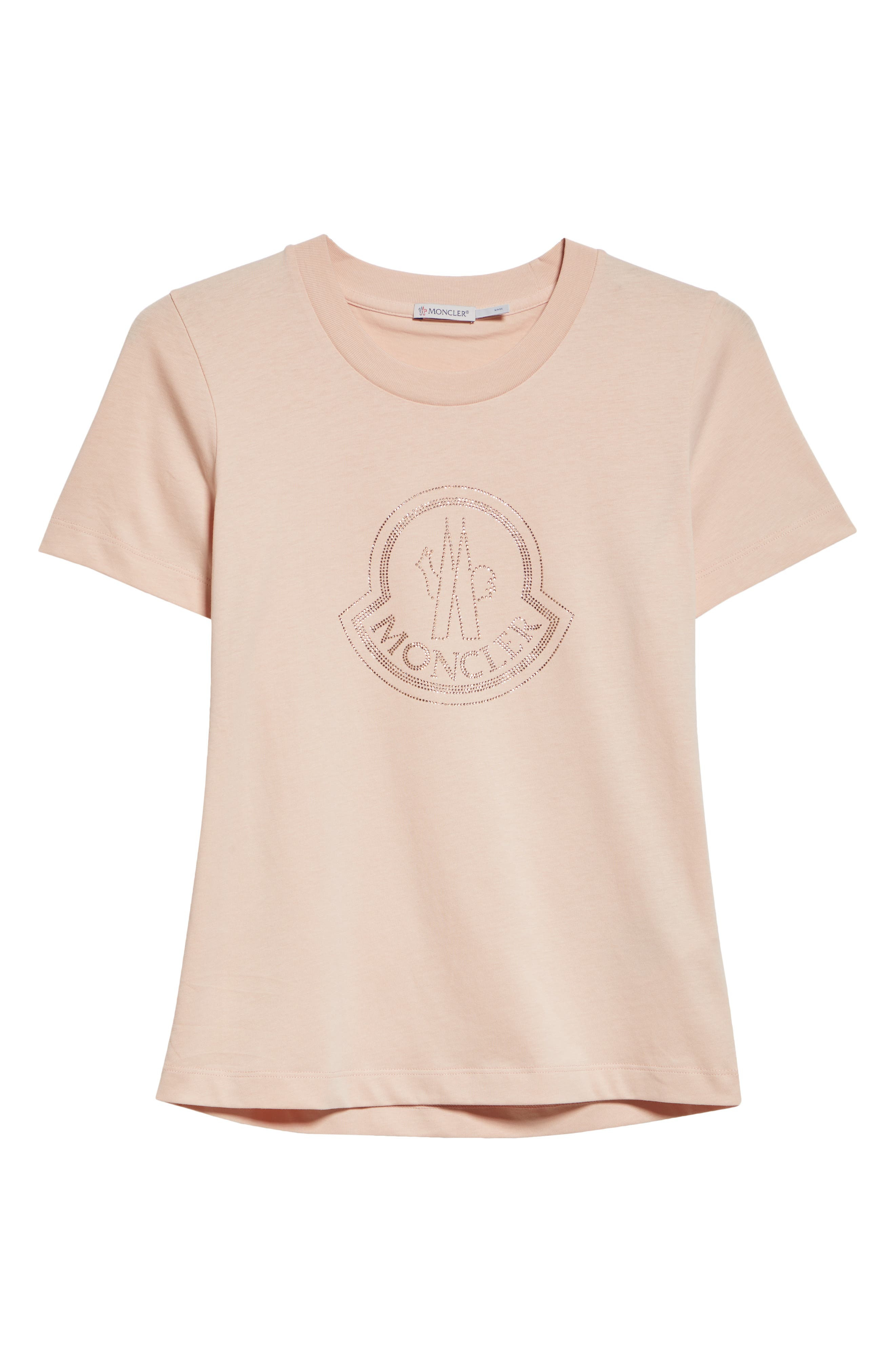 Slim Fit Bell Logo Crystal Embellished Cotton T-Shirt - 5