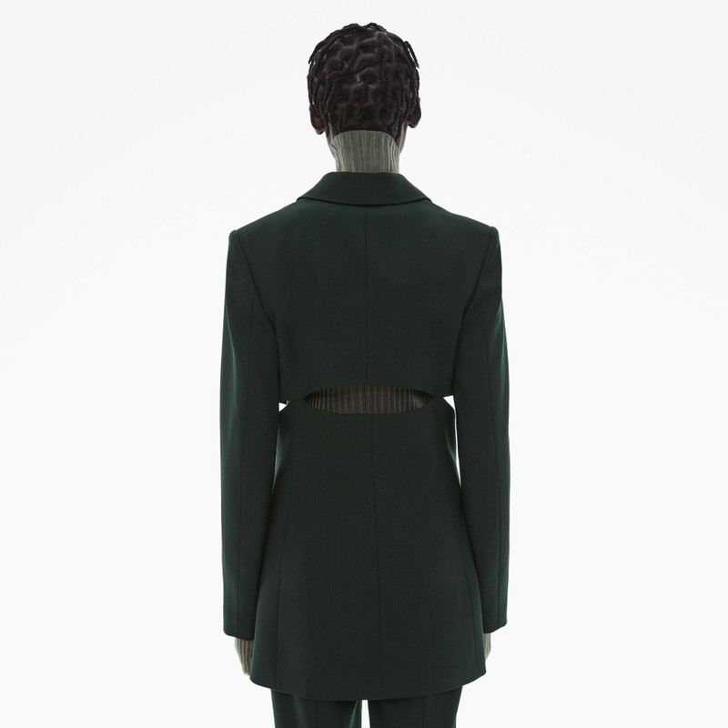 STRETCH WOOL SLASH BLAZER 4