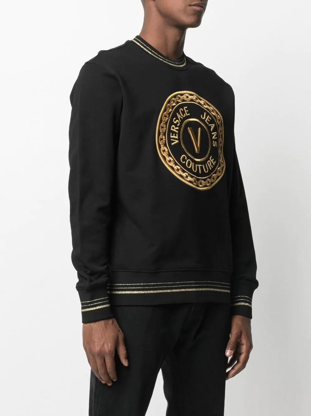 embroidered logo sweatshirt - 3