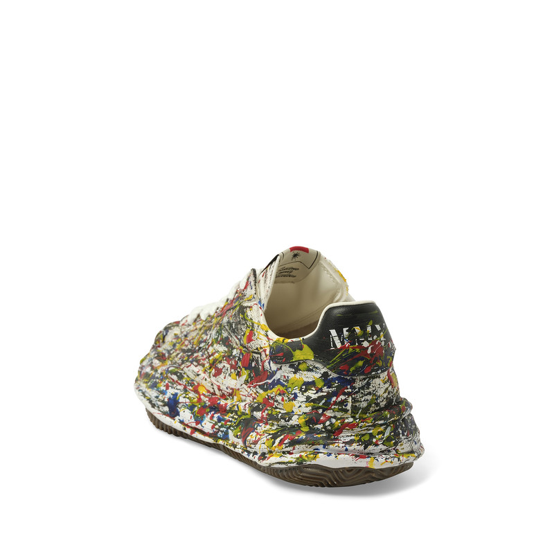 Maison MIHARAYASUHIRO Blakey OG Paint Splatter Sneaker in White outlook
