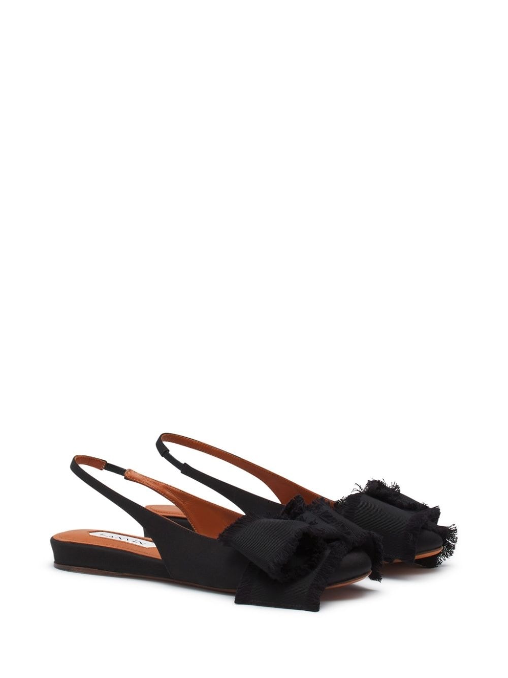 satin slingback ballerina shoes - 2