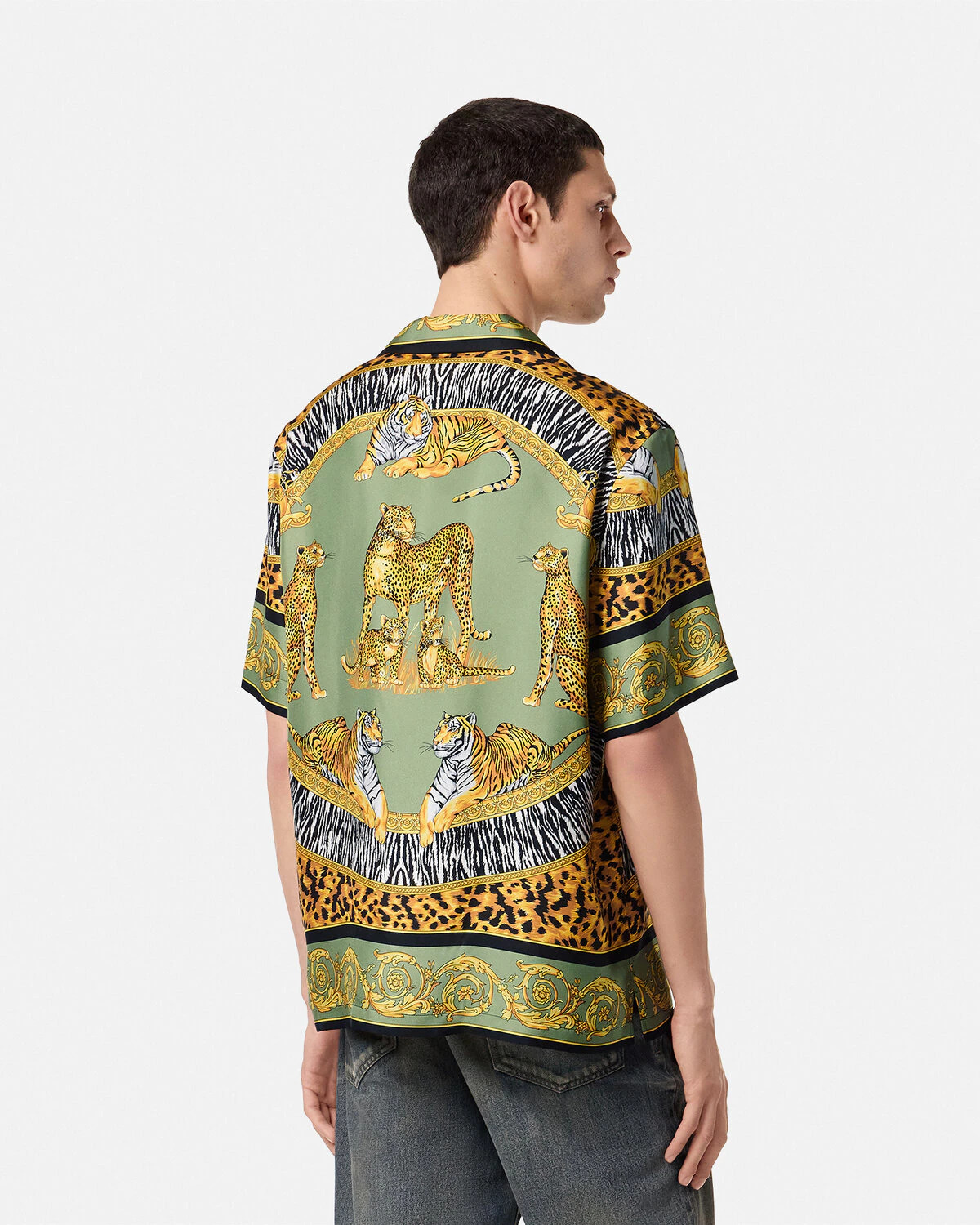 Wild Cats Silk Shirt - 5