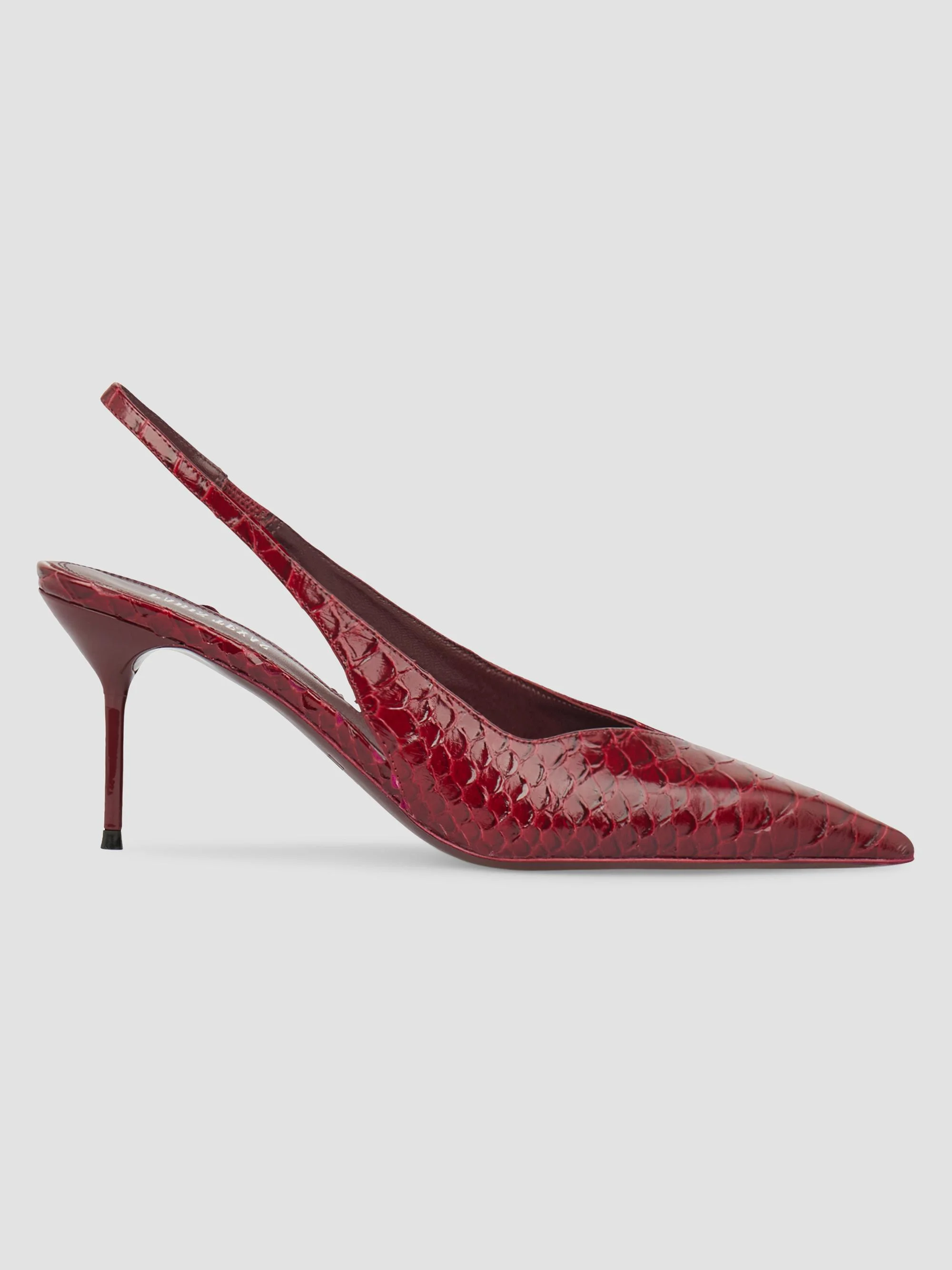 Women's Lidia 70MM Slingback Pumps - Deep Red - 1